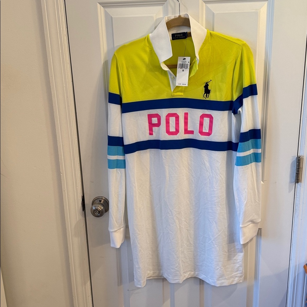 NWT—Ralph Lauren Polo Australian Open Dress with AO Sleeve Detail